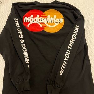 Men’s Large Moodswings Visa Graphic Long Sleeve Tee